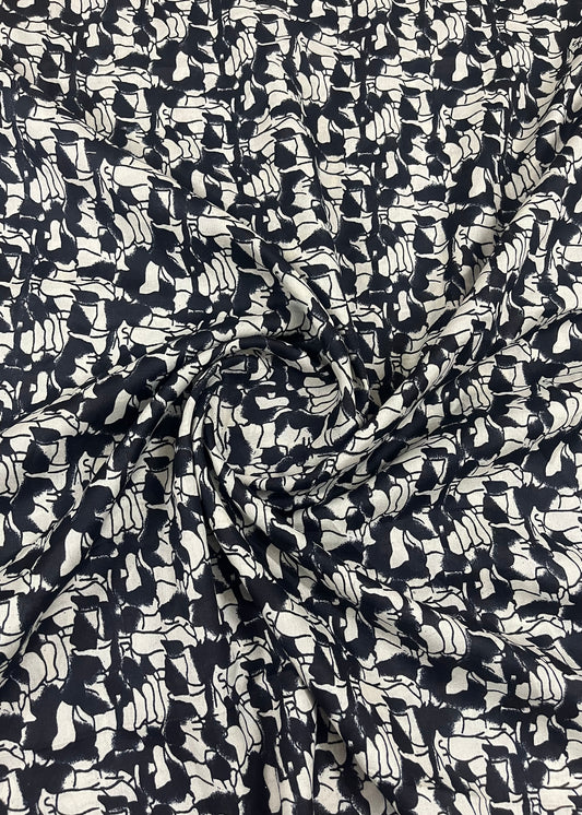 2 In 1  Printed Namaz Chaddar + Abaya 177 With Sleeves And Niqab (Stitched)