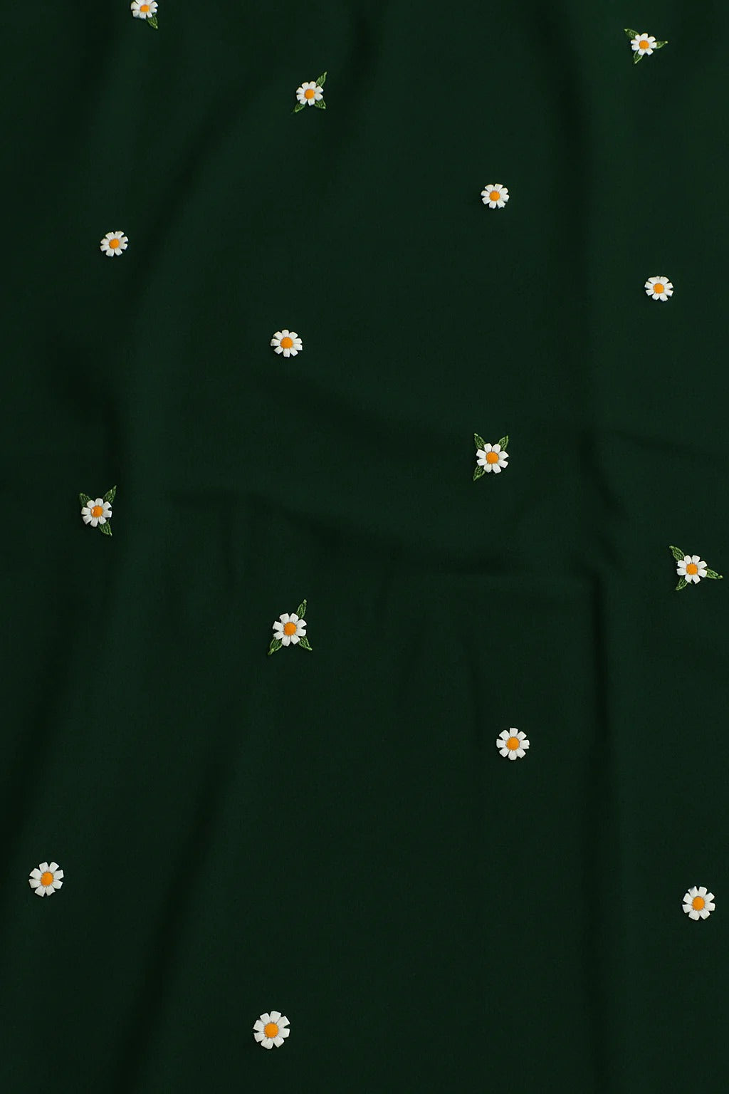 Embroidered namaz chaddar with sleeves (Green)